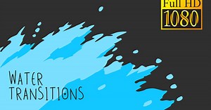 Fluid Water Splash Transitions Pack