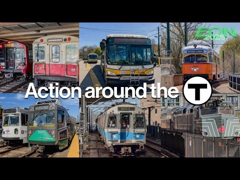 ⁴ᴷ Action Around Boston's MBTA Rapid Transit System (4/28/26)