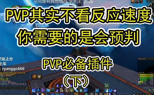 魔兽世界PVP 竞技场必备插件 （下）实战应用和意义