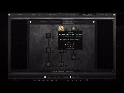 Diablo 2 Resurrected How to Equip your Skills to hot keys on Controller