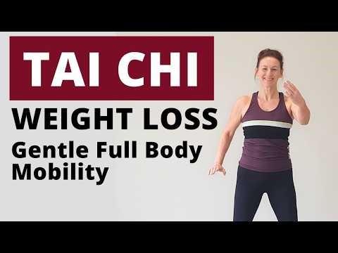 30 Mins Tai Chi for Weight Loss & Mobility - Seniors & Beginners - Gentle Full Body #taichi