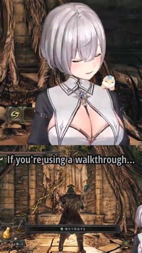 When Chat Won’t Stop Backseating in Dark Souls 2 #vtuber #hololive #vtuberclips #shiroganenoel