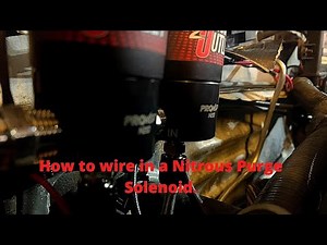 How to install a nitrous purge kit.