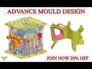 ADVANCE MOULD DESIGN TUTORIAL | PLASTIC MOLD DESIGN TRAINING #toolanddiedesigning #moulddesigning