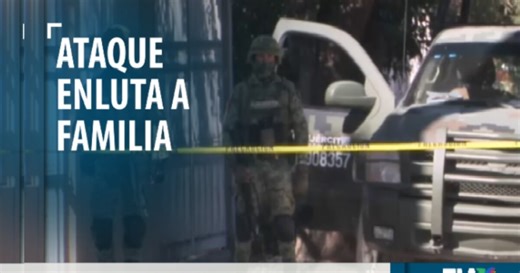 Solo madre sobrevive a ataque; sus tres hijos y esposo mueren