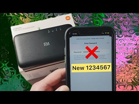 How to change Wi-Fi password on Xiaomi F490 4G LTE