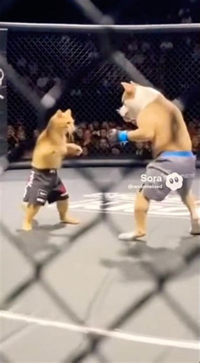Cats Boxing… Crowd Goes INSANE 😳🐱🥊