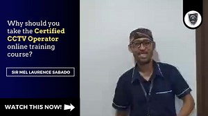 29 reactions | WHY SHOULD YOU TAKE THE CERTIFIED CCTV OPERATOR ONLINE...