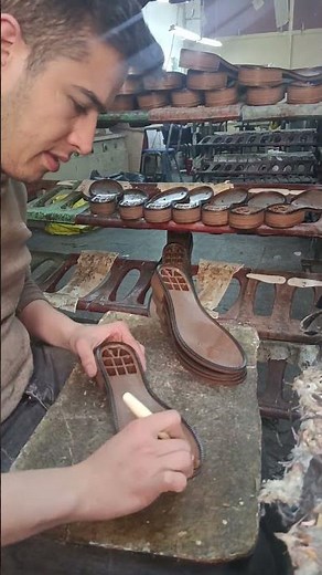 Thermo Rubber Sole Cleaning with Solvent — Surface Prep Before Bonding (Factory Close-Up)