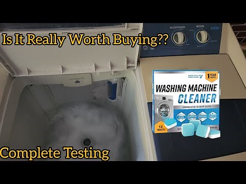 Washing Machine Cleaning Tablets Testing & Review | How to Use Washing Machine Cleaning Tablets