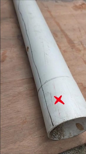 How to practically make precise marking on PVC pipe!