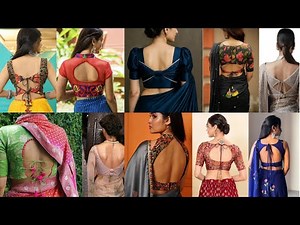 Top 50 Modern Back Blouse Designs | Trendy Blouse Ideas for 2025
