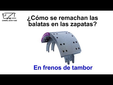 Brake pad riveting | Pneumatic drum brake