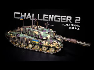 Build a Hugely Detailed Tank CHALLENGER 2 | TheGravix Model Kit