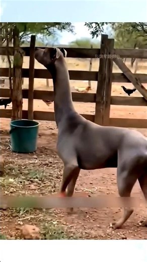 The Mythical African Bulldog || A Dog with a Giraffe-Like Neck