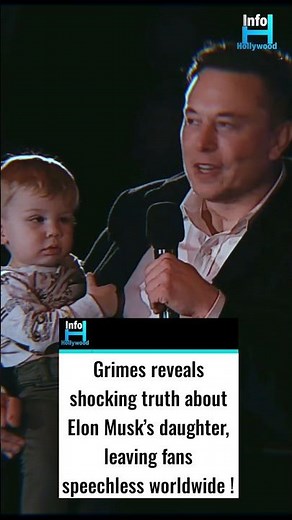 Grimes has revealed an extraordinary detail about Elon musk's daughter | info Hollywood