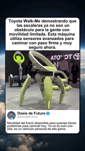 TOYOTA CREA SILLA QUE CAMINA