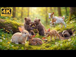 Tiny Cute Animals 4K UHD |🌏 Relaxing Animal Videos with Peaceful Nature Sounds🌏