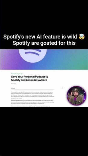 Spotify's new AI feature is wild 🤯#spotify #aipodcast