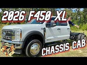 2026 FORD F-450 XL CHASSIS CAB | 6.7L DIESEL V8 | SUPER DUTY WORK TRUCK REVIEW