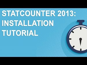 Statcounter 2013: Installation Tutorial