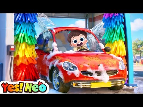 Car Wash Adventure | Vehicles Song for Kids | Nursery Rhymes & Kids Songs | Yes! Neo