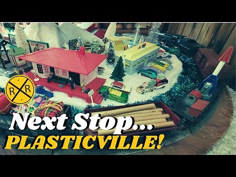 1955 American Flyer Train Set and Plasticville Tour!