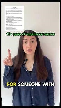 A comparison of two mid-career resumes for someone with over 15 years of experience