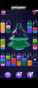 Color Bottle Puzzle: Tree Mix 🌈🌲 #shortvideo #mobilgames