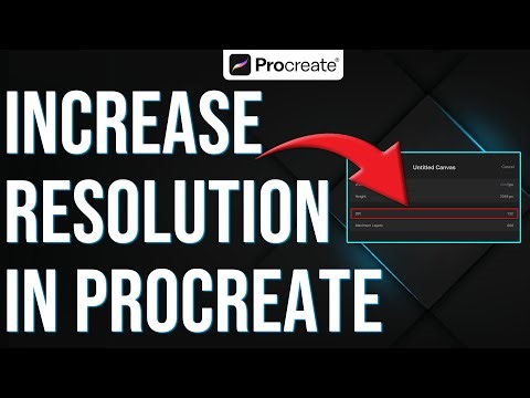 How To Increase Resolution In Procreate (How To Resize And Make A Higher Resolution In Procreate)