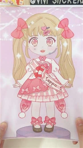 #8 Dress-up Party: Change Makeup Sticker #vivistickerly