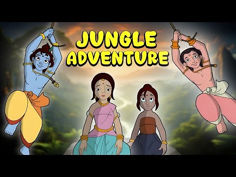 Krishna aur Balram - Jungle Adventure | Cartoons for Kids in Hindi | Moral Kahaniya