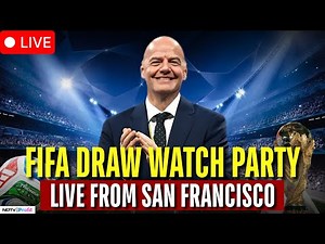 LIVE: FIFA World Cup 2026 Draw Watch Party In San Francisco LIVE | FIFA World Cup 2026 LIVE