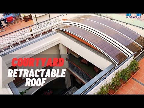 The Transformative Courtyard with Megavent's Retractable Roof in India
