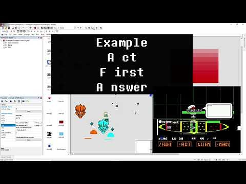 Undertale Clickteam tutorial 1# basics