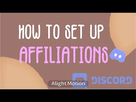 how to set up partnerships/affiliations | Discord Tutorial