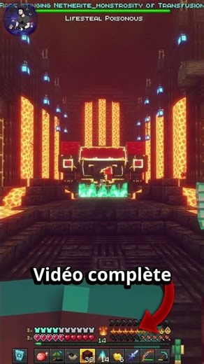 FAIT CHAUD CONTRE MONSTRUOSITE DE NETHERITE du MODPACK "MINECRAFT LEGENDARY EDITION" ?