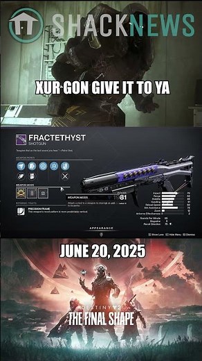Xur's Location & Wares - Destiny 2 - June 20, 2025 #xur #destiny2 #bungie