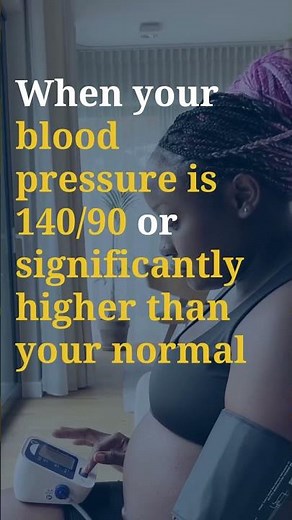 When is blood pressure concerning in #pregnancy or #postpartum ?