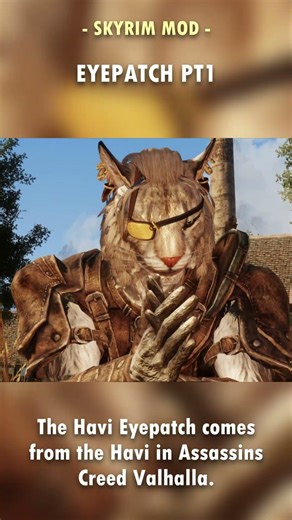 3 INCREDIBLE Skyrim Eyepatches for your Characters! 👁️
