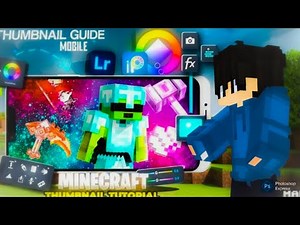 Make thumbnail easily|| professional|| how to make Minecraft thumbnail