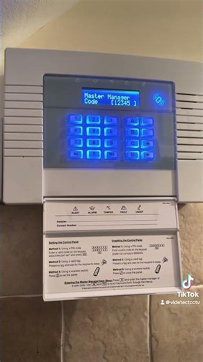 Changing the Master Code on A Pyronix Enforcer Alarm system. #wirelessalarm #alarmsystem