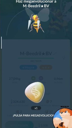Beedrill mega evolución✨ #pokemongo #pokemon #pokemonmegaevolution