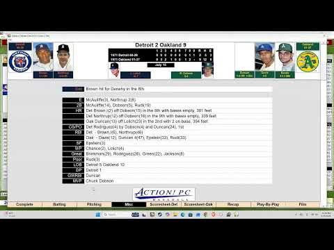 1971 | Action PC Baseball | 2252026