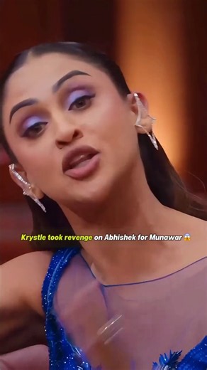 Krystle D'Souza fight with Abhishek Malhan #traitor#krystal#fukrainsaan#trending#shorts#shortsfeed
