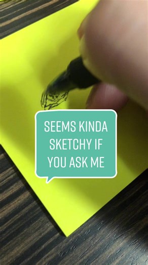 Creative Sticky Note Sketches on a Thursday