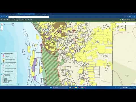 How to navigate the Namibia's Mining Cadastre Map Portal