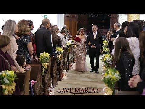 Golden Wedding Entrance of the Bride | Ave Maria Instrumental | Piano and Violin