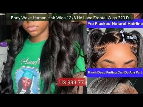 Body Wave Human Hair Wigs 13x6 Hd Lace Frontal Wigs 220 Densit... — Hot Deal 2026 | Limited Offer!