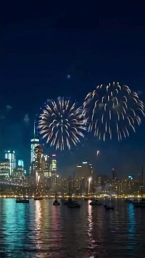 NYE Night View | Quiet Fireworks & City Lights